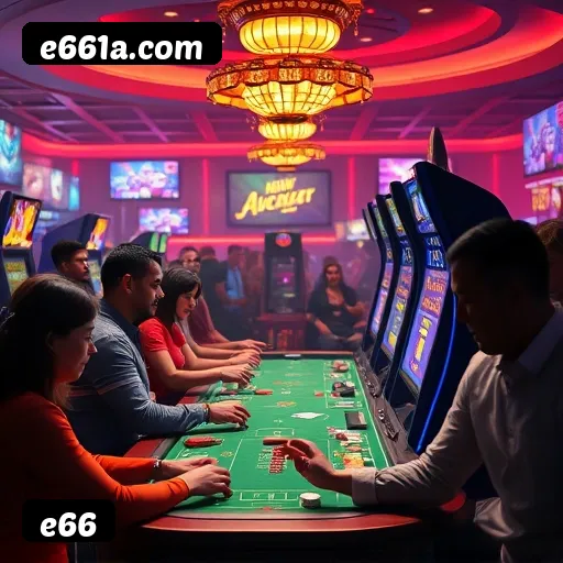 Jogos de Mesa Premium e66 - Blackjack, Roleta, Baccarat